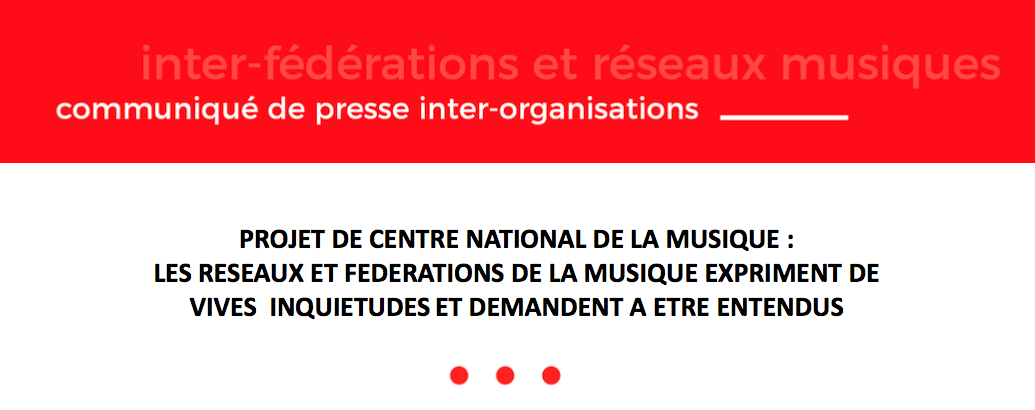 Communiqué de presse inter-organisations