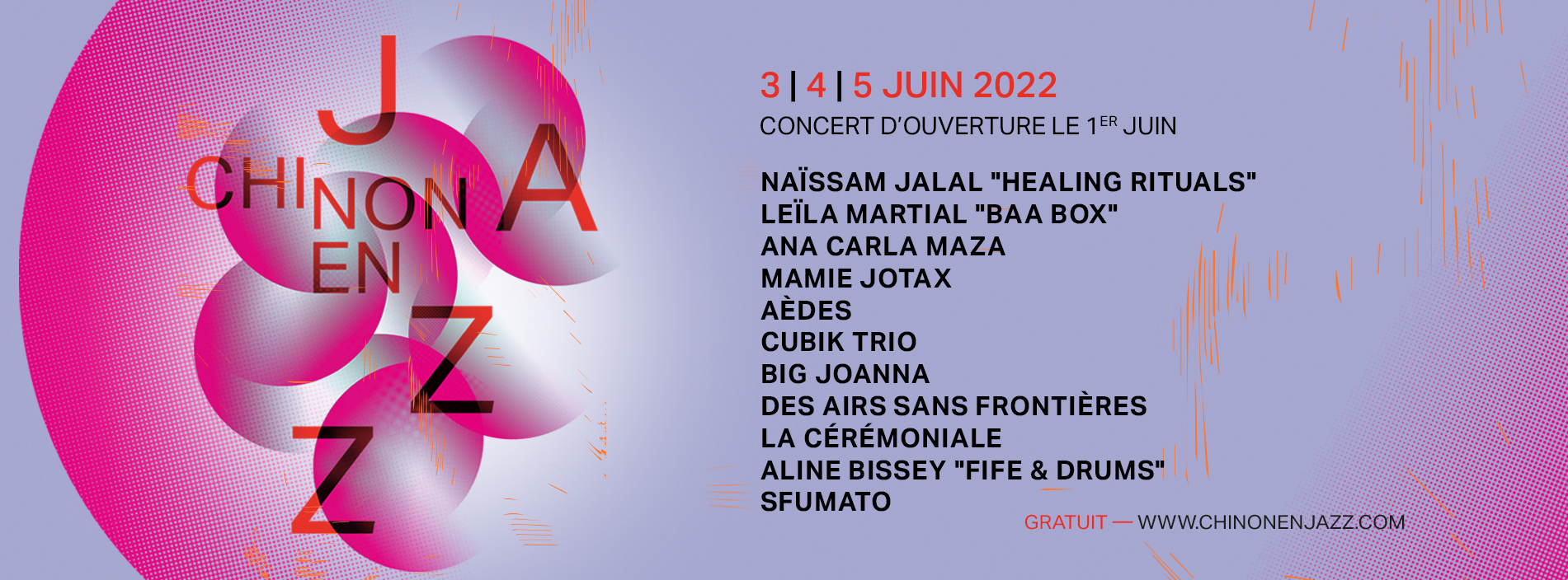 Chinon en jazz du 3 au 5 juin