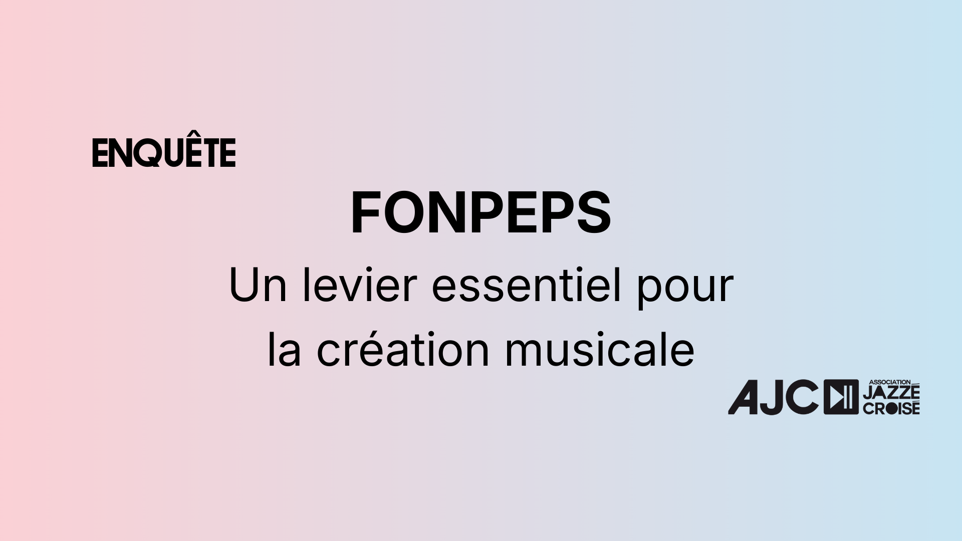 FONPEPS : un levier essentiel pour la création musicale